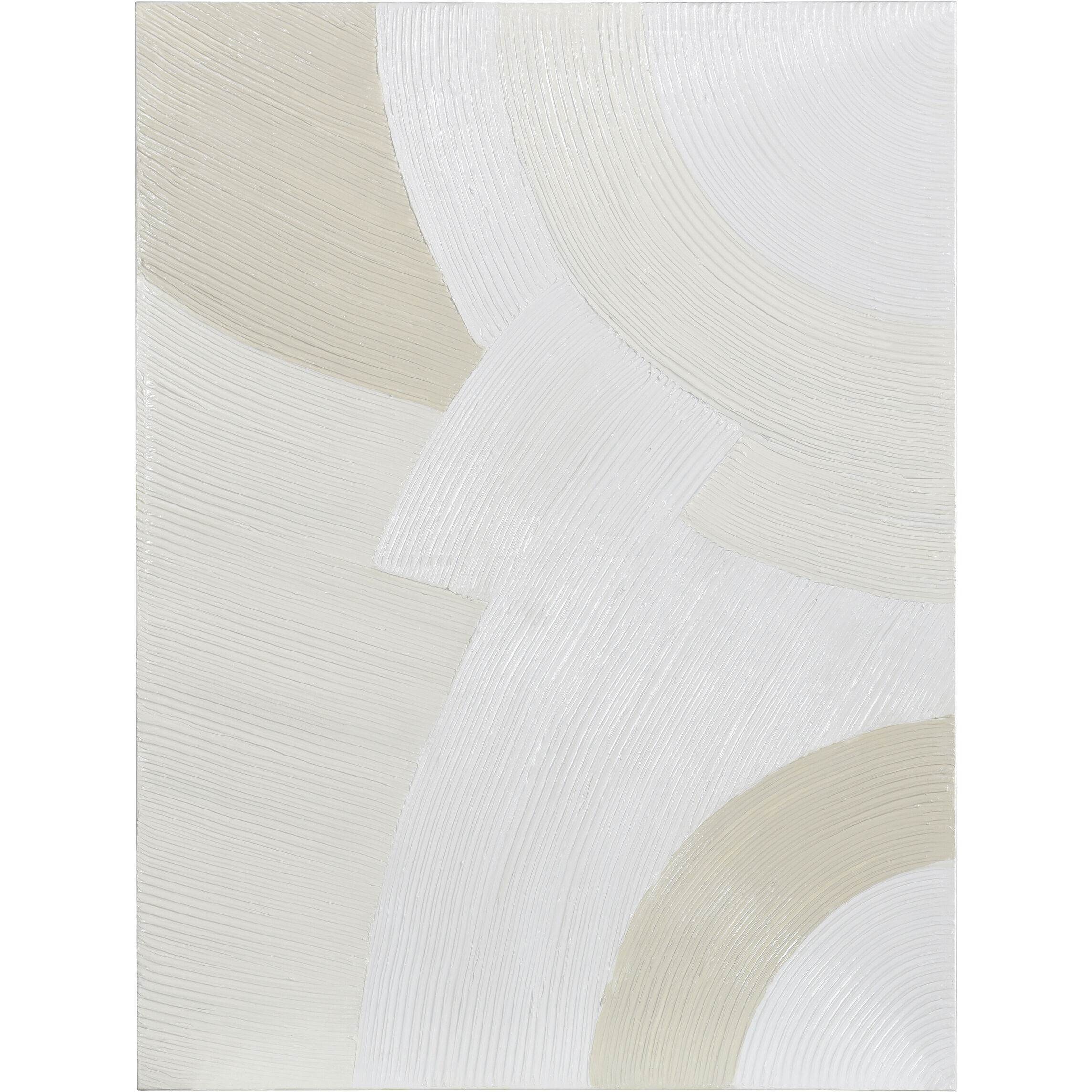 Monochrome Arches Cream Wall Art