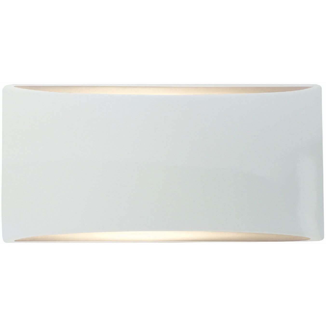 Ambiance LED 10 inch Gloss White ADA Wall Sconce Wall Light