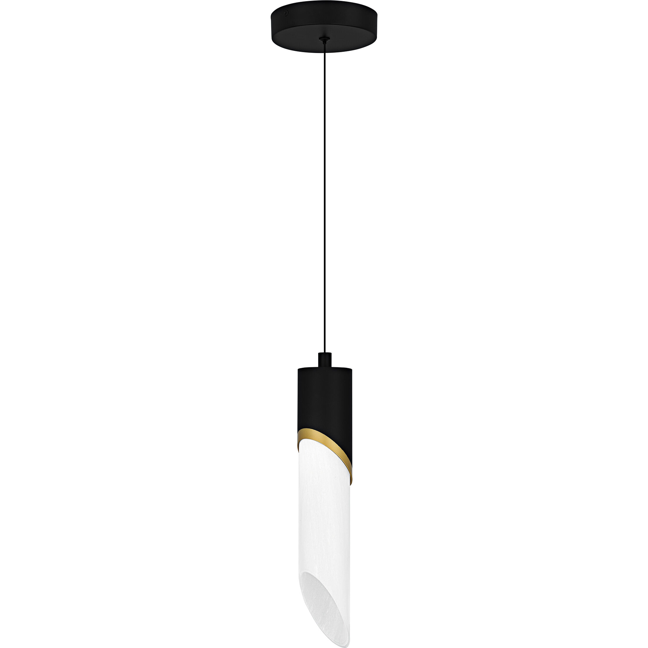 Alys LED 2.5 inch Matte Black Mini Pendant Ceiling Light, Small