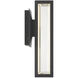Aelin LED 14 inch Matte Black Outdoor Wall Sconce