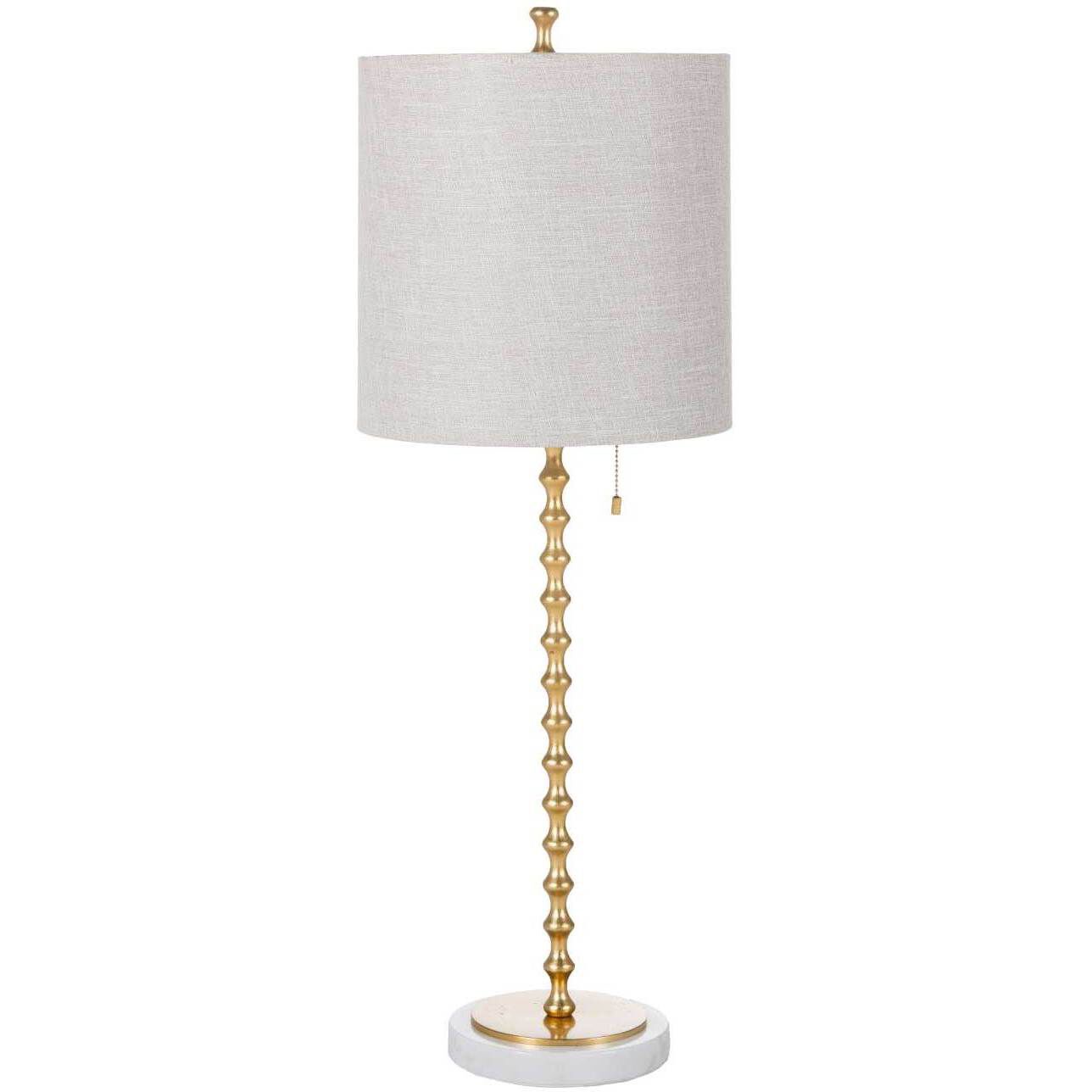 Addie 34.25 inch Gold Leaf Table Lamp Portable Light
