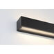 Stripe LED 2.36 inch Black Outdoor Wall Mount