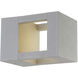 Ontario LED 4 inch Marine Grey Outdoor Wall Mount