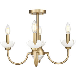 Allistair 4 Light 20.00 inch Semi-Flush Mount