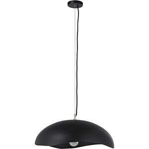 Filomena 1 Light 22 inch Matte Black Chandelier Ceiling Light