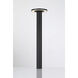 Orbit 8 watt Black Outdoor Bollard