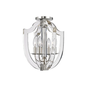 Arietta 4 Light 12.50 inch Semi-Flush Mount