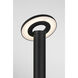 Orbit 8 watt Black Outdoor Bollard