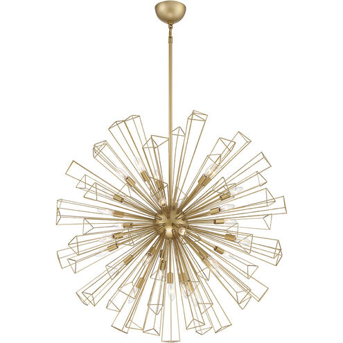 Dendelio 29 Light 40 inch Gold Chandelier Ceiling Light
