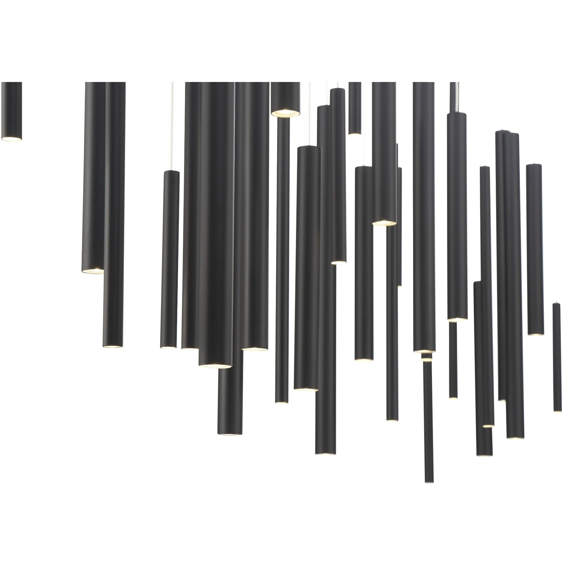 Santana LED 10 inch Black Chandelier Ceiling Light