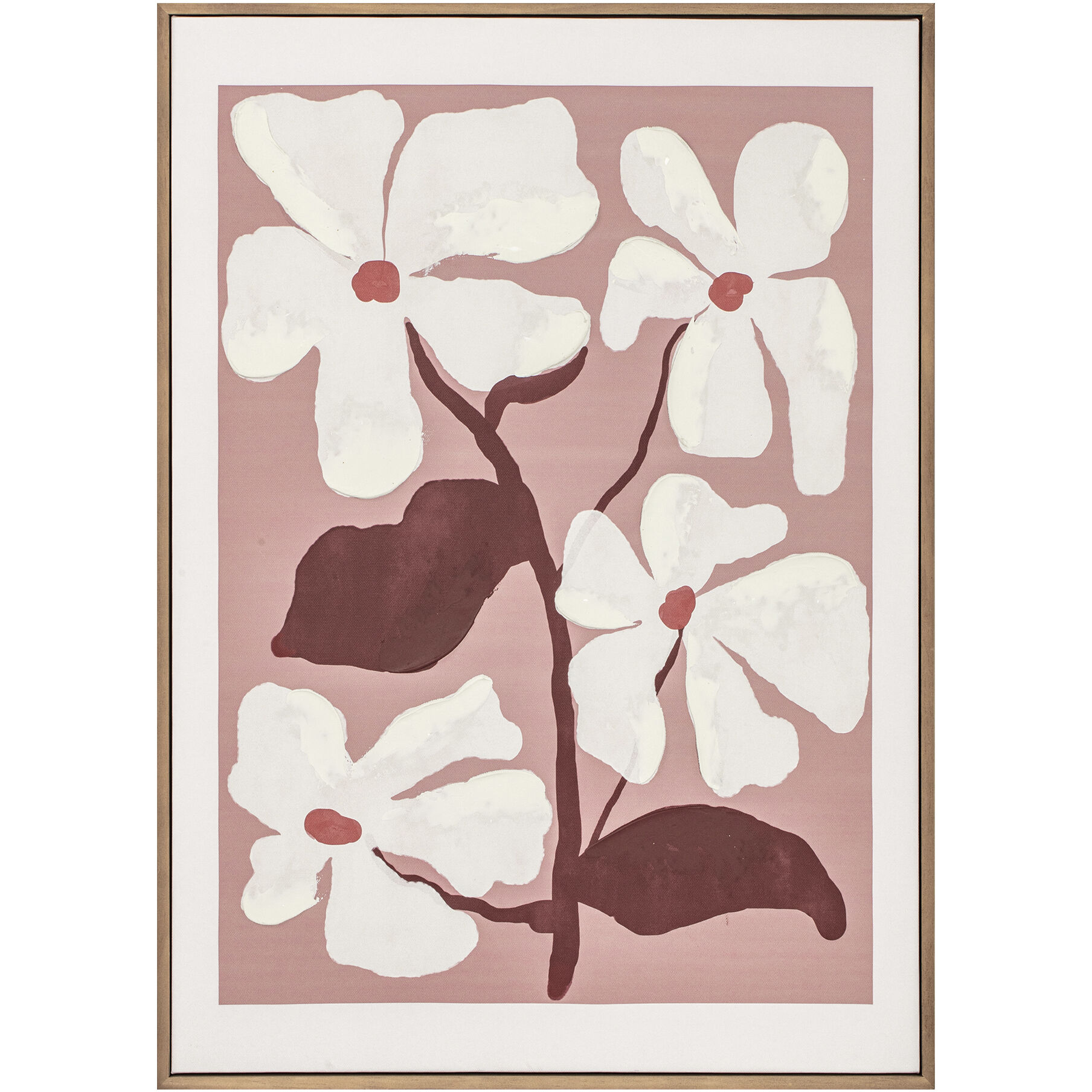 Blush 28 X 20 inch Painting, Framed