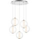 Atomo LED 25.75 inch Chrome Chandelier Ceiling Light