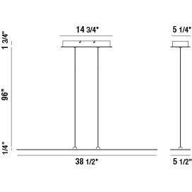 Ormont LED 6 inch Brushed Nickel Chandelier Ceiling Light