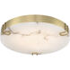 Noga 1 Light 22 inch Gold Flush Mount Ceiling Light