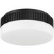 Purgos LED 12 inch Matte Black Flush Mount Ceiling Light