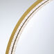Cerissa 30 inch Gold Mirror
