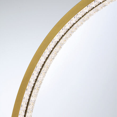 Cerissa 30 inch Gold Mirror