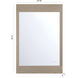 Mogano 36 X 24 inch White Oak LED Mirror