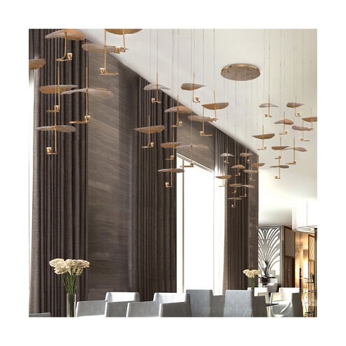 Lagatto LED 28 inch Bronze Chandelier Ceiling Light