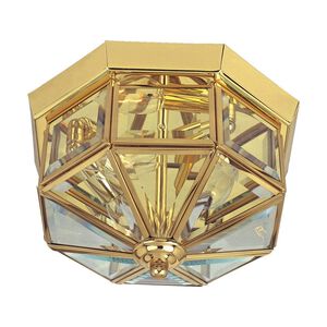 Maxim 3 Light 9.5 inch Satin Nickel Flush Mount Ceiling Light