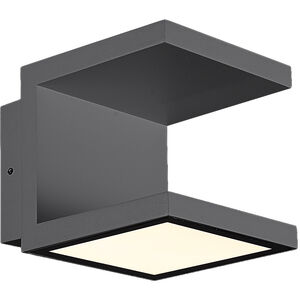 Rail LED 5 inch Graphite Grey Outdoor Wall Mount