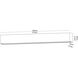 Stripe LED 2.36 inch Black Outdoor Wall Mount
