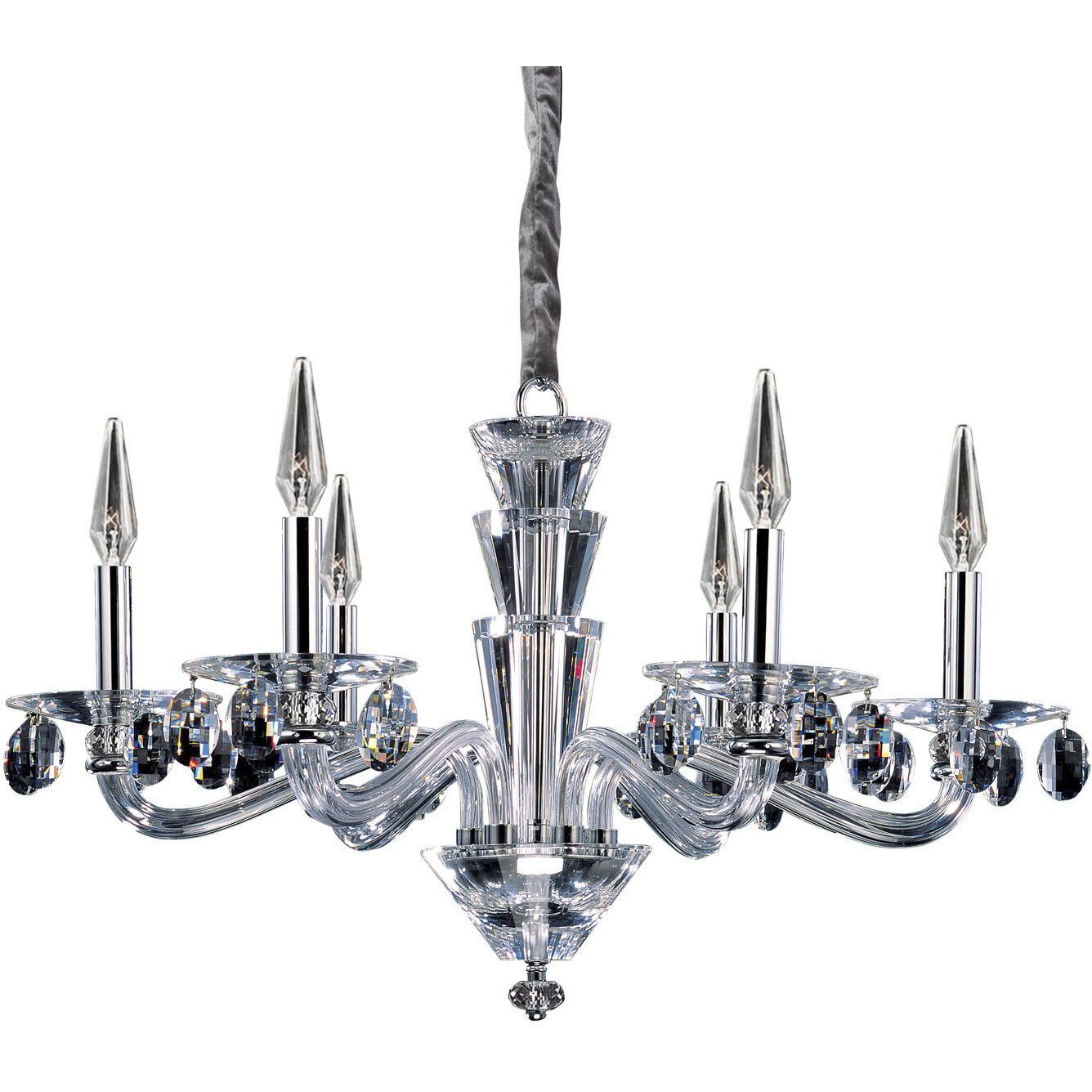 Fan hawe 6 Light 29.50 inch Chandelier