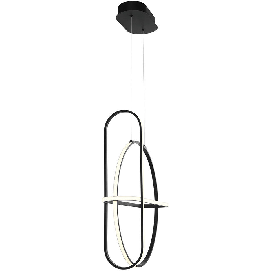 Berkley LED 6.75 inch Black Chandelier Ceiling Light