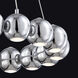 Pearla LED 40 inch Chrome Chandelier Ceiling Light