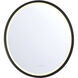 Artell 42 inch Brushed Black LED Mirror