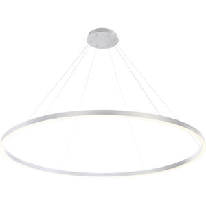 Spunto LED 61 inch Silver Chandelier Ceiling Light, Large
