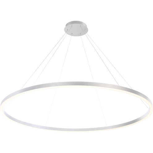 Spunto LED 60.75 inch Silver Chandelier Ceiling Light, Large