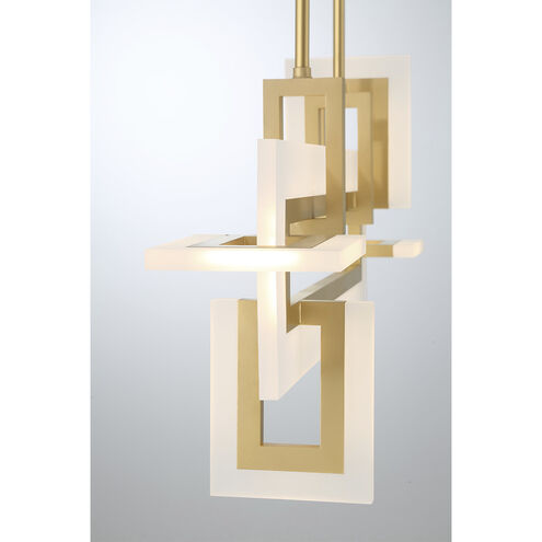 Inizio LED 5.5 inch Gold Chandelier Ceiling Light