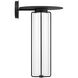 Florin 1 Light 21 inch Sand Black Outdoor Wall Sconce