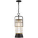 Rivamar 1 Light 8 inch Gold and Black Outdoor Pendant