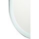 Sara 36 X 24 inch Matte Silver LED Mirror