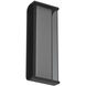 Dulton LED 14 inch Matte Black Outdoor Wall Sconce