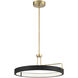 Pemberton LED 26 inch Brass Pendant Ceiling Light, Large