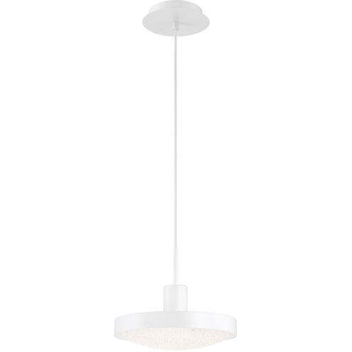 Sandstone LED 10 inch White Pendant Ceiling Light, Small