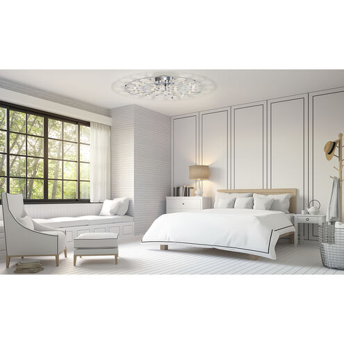 Rotolo LED Chrome Wall Sconce Wall Light, Medium