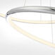 Valley LED 31.5 inch Chrome Chandelier Ceiling Light, Large