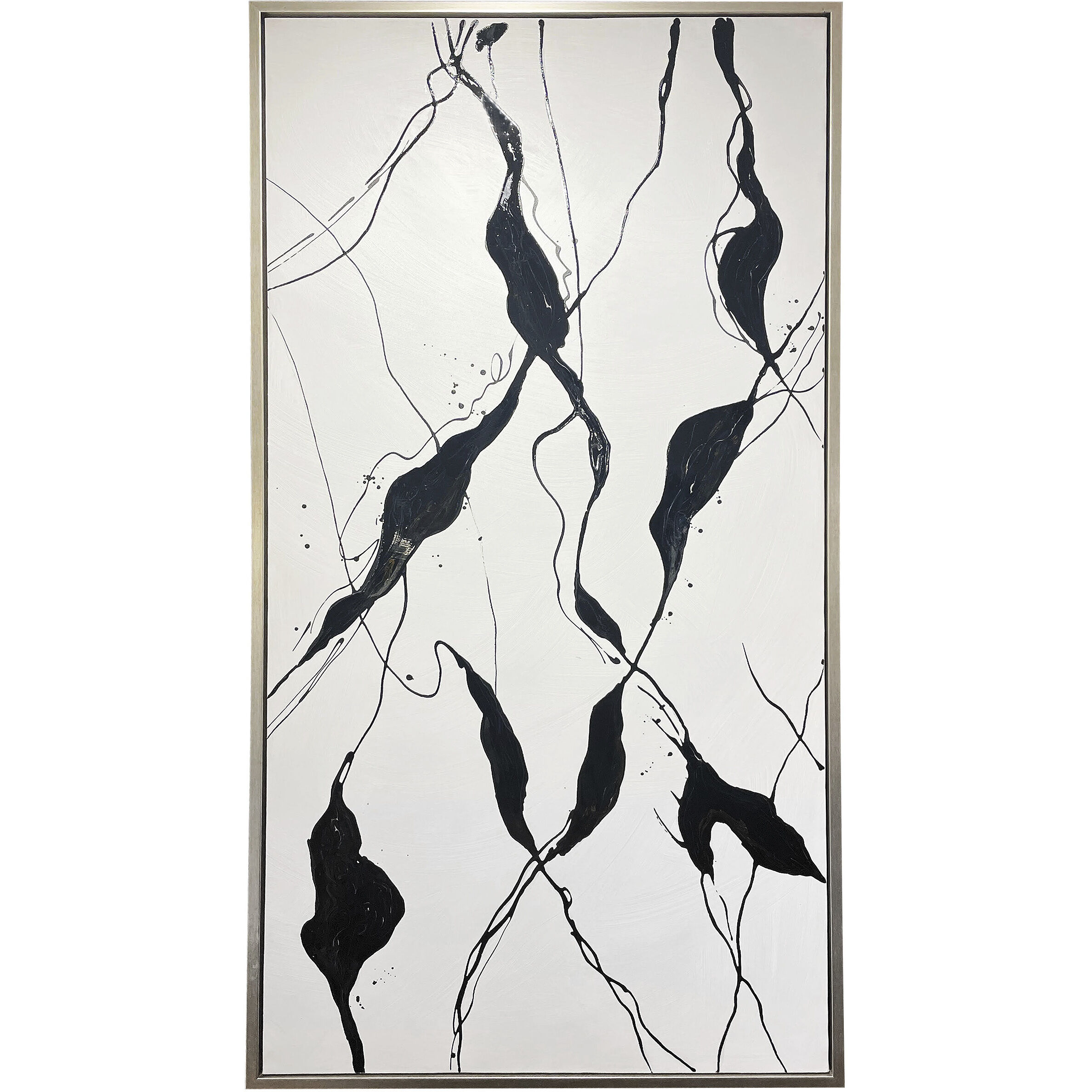 Rippling Black Wall Art