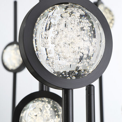 Barletta LED 39.75 inch Black Chandelier Ceiling Light