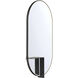 Linden 42 X 24 inch Matte Black LED Mirror