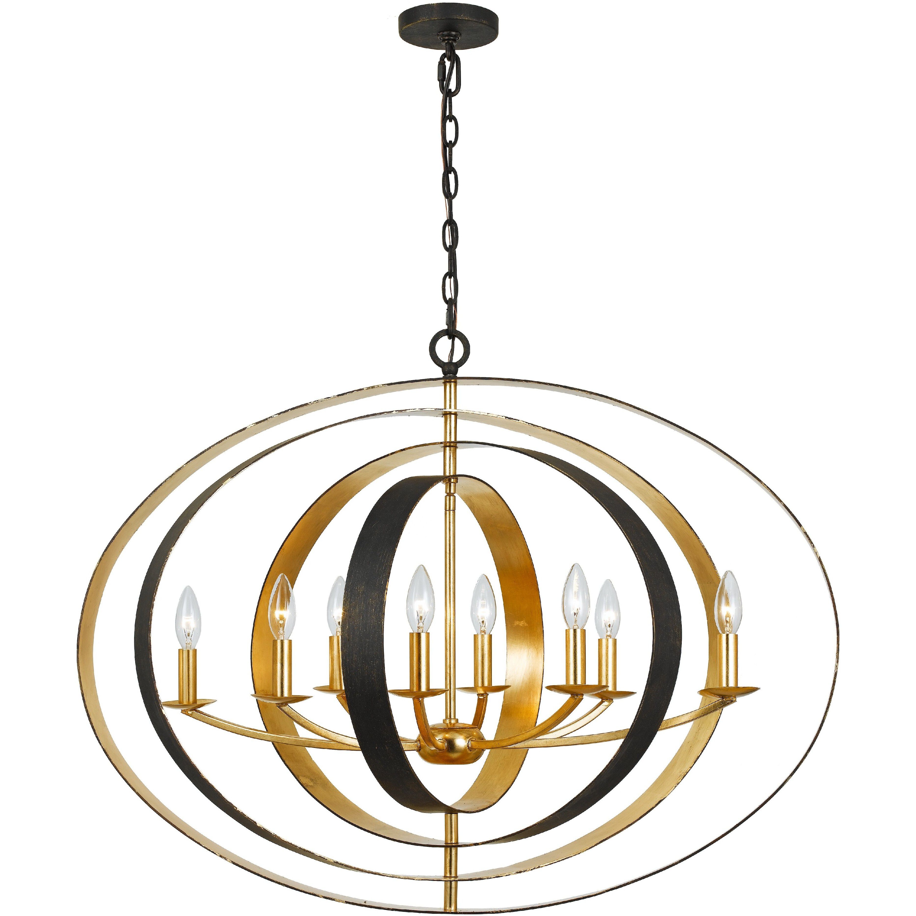 Luna 8 Light 36.00 inch Chandelier