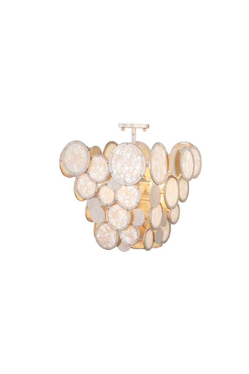 Calypso 5 Light 20 inch Calypso Silver Convertible Pendant Ceiling Light