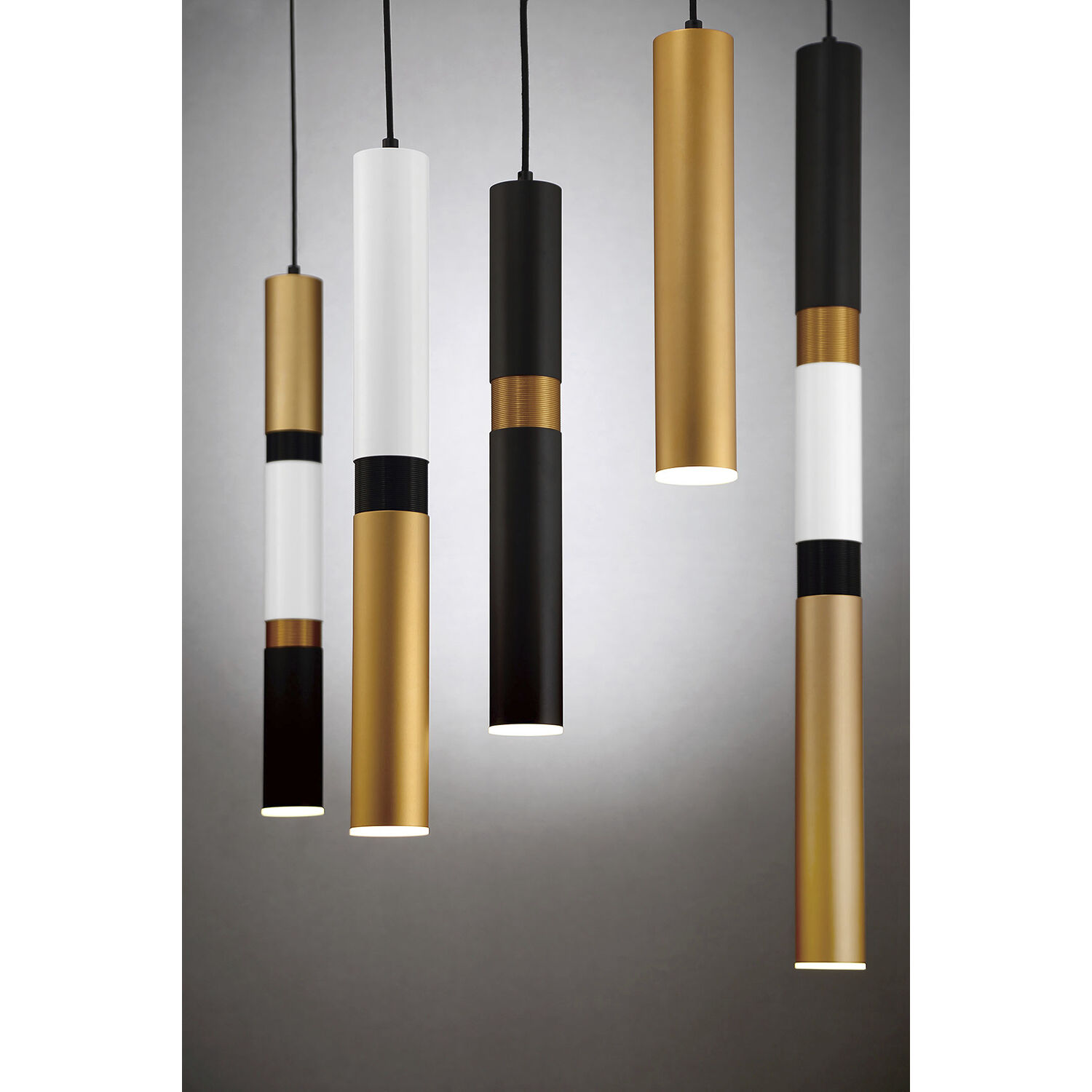 Neptune LED 3 inch Gold Mini Pendant Ceiling Light