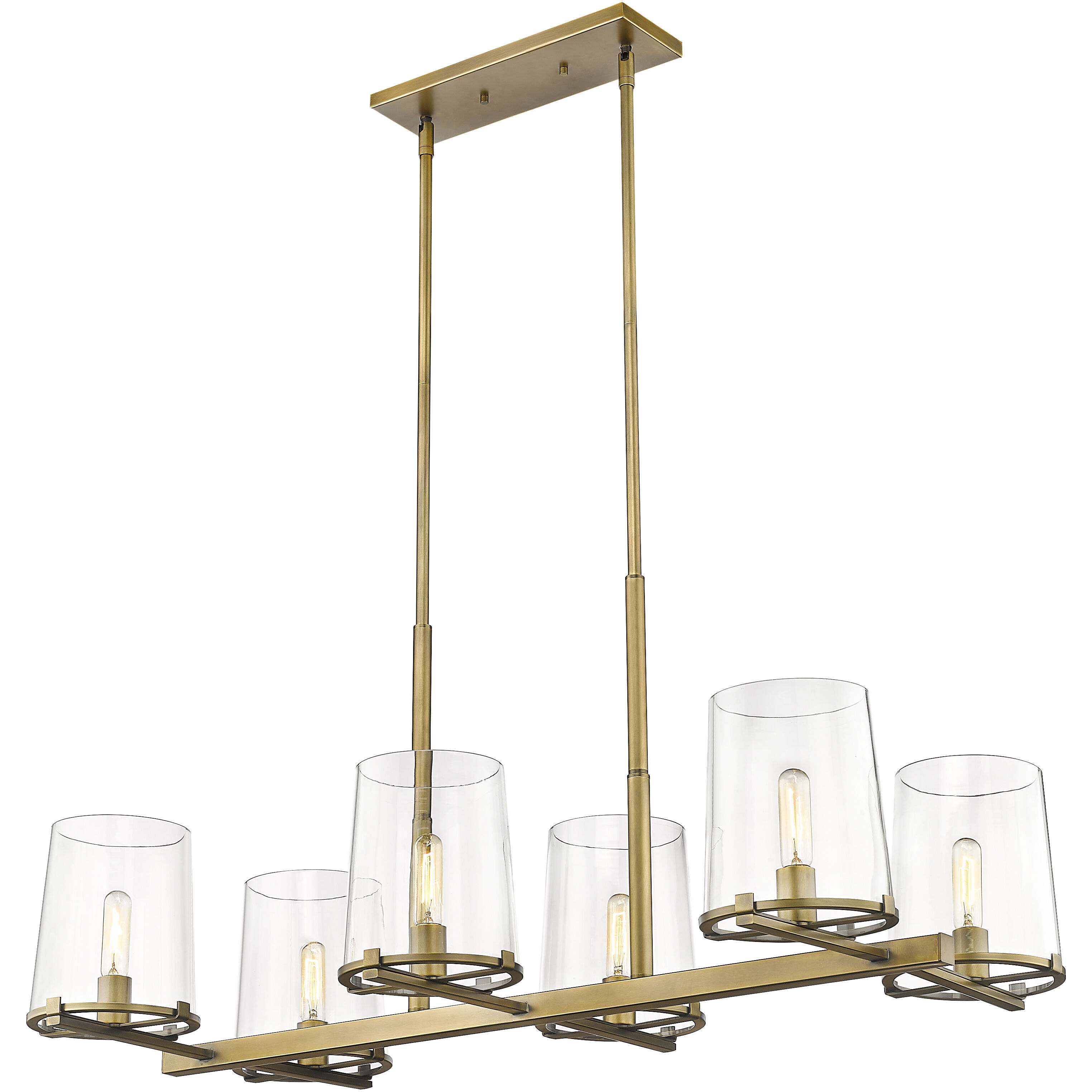 Callista 6 Light 22.00 inch Island Light