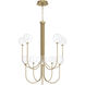 Iissa 10 Light 40 inch Gold Chandelier Ceiling Light in Clear