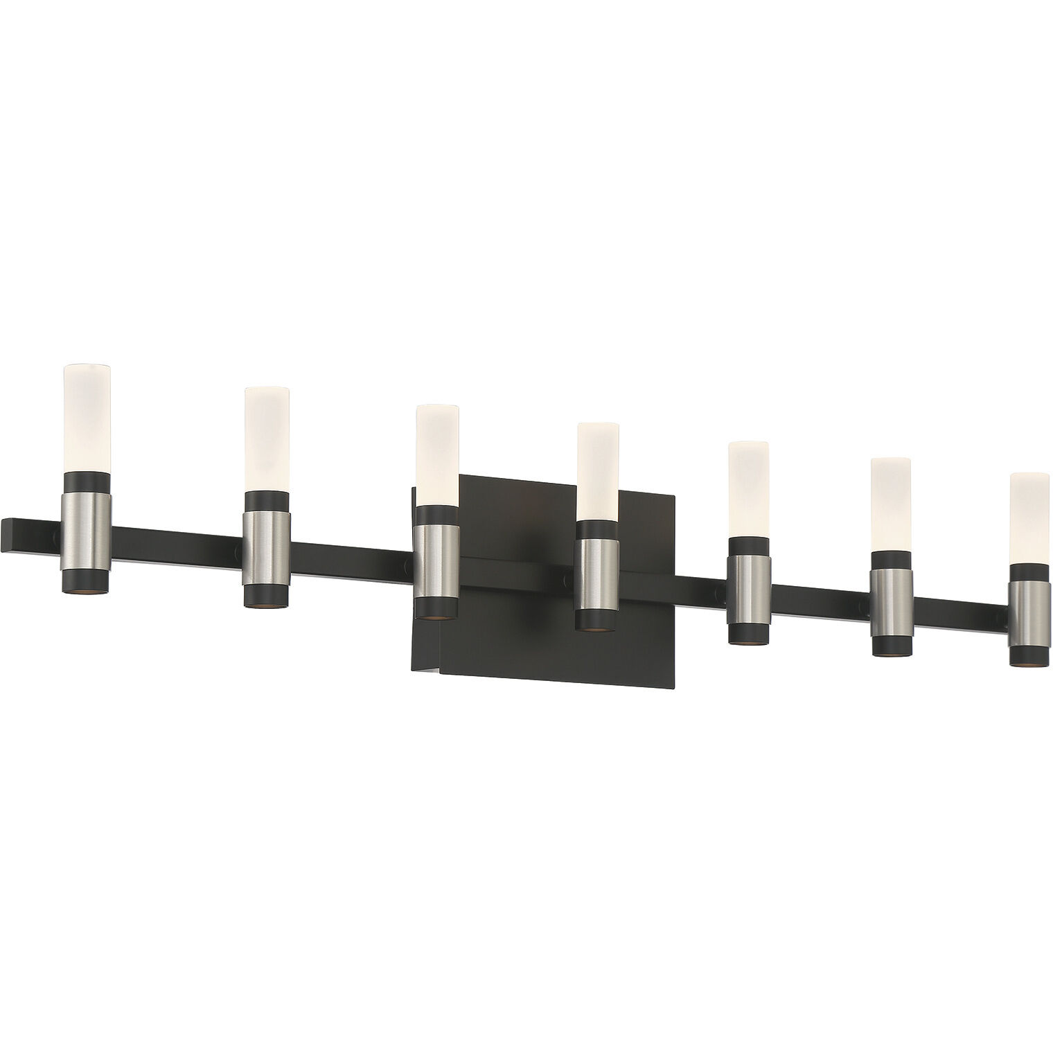 Albany LED 32.25 inch Silver and Black Vanity Light Wall Light